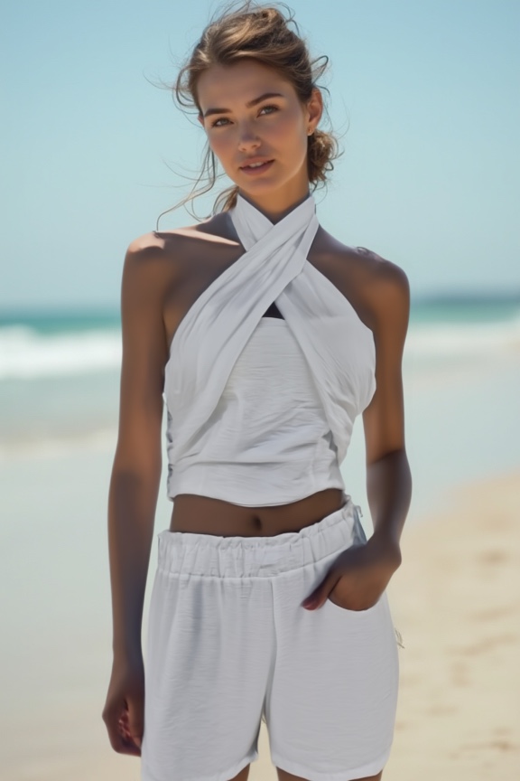 Halter Top & Shorts Set